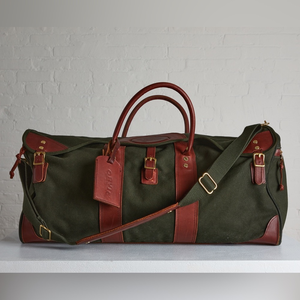 Orvis Battenkill Duffle Green Canvas Medium